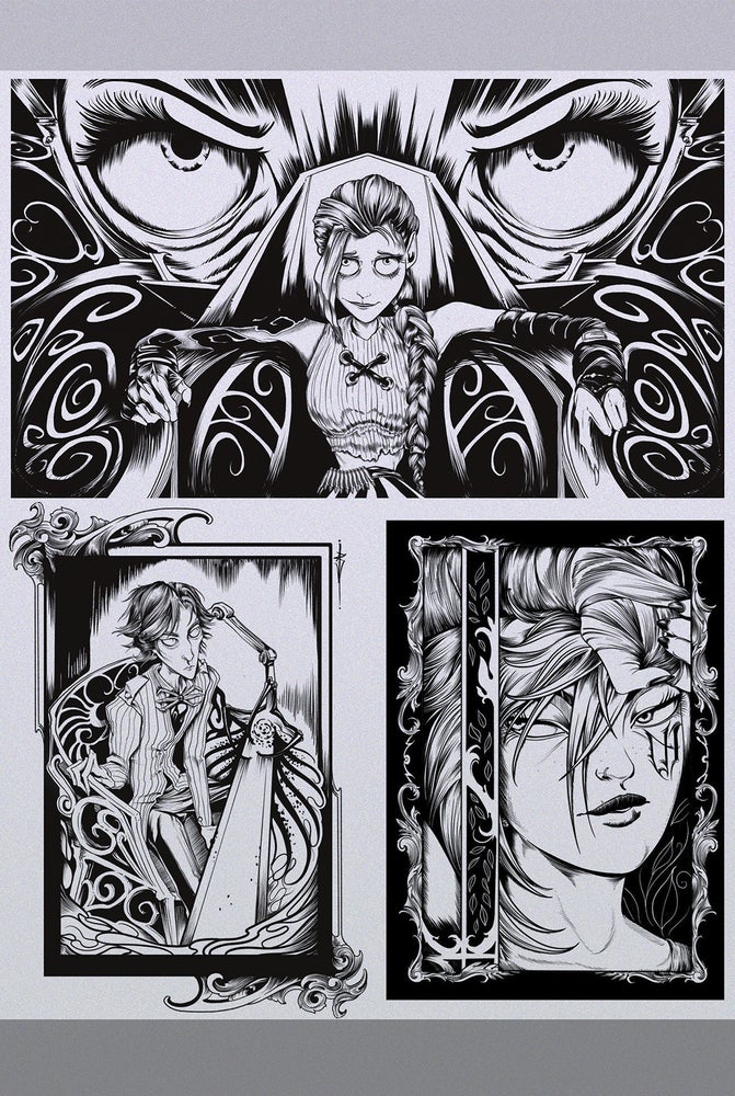 Láminas PRINTS Jinx, Viktor y VI x JAY