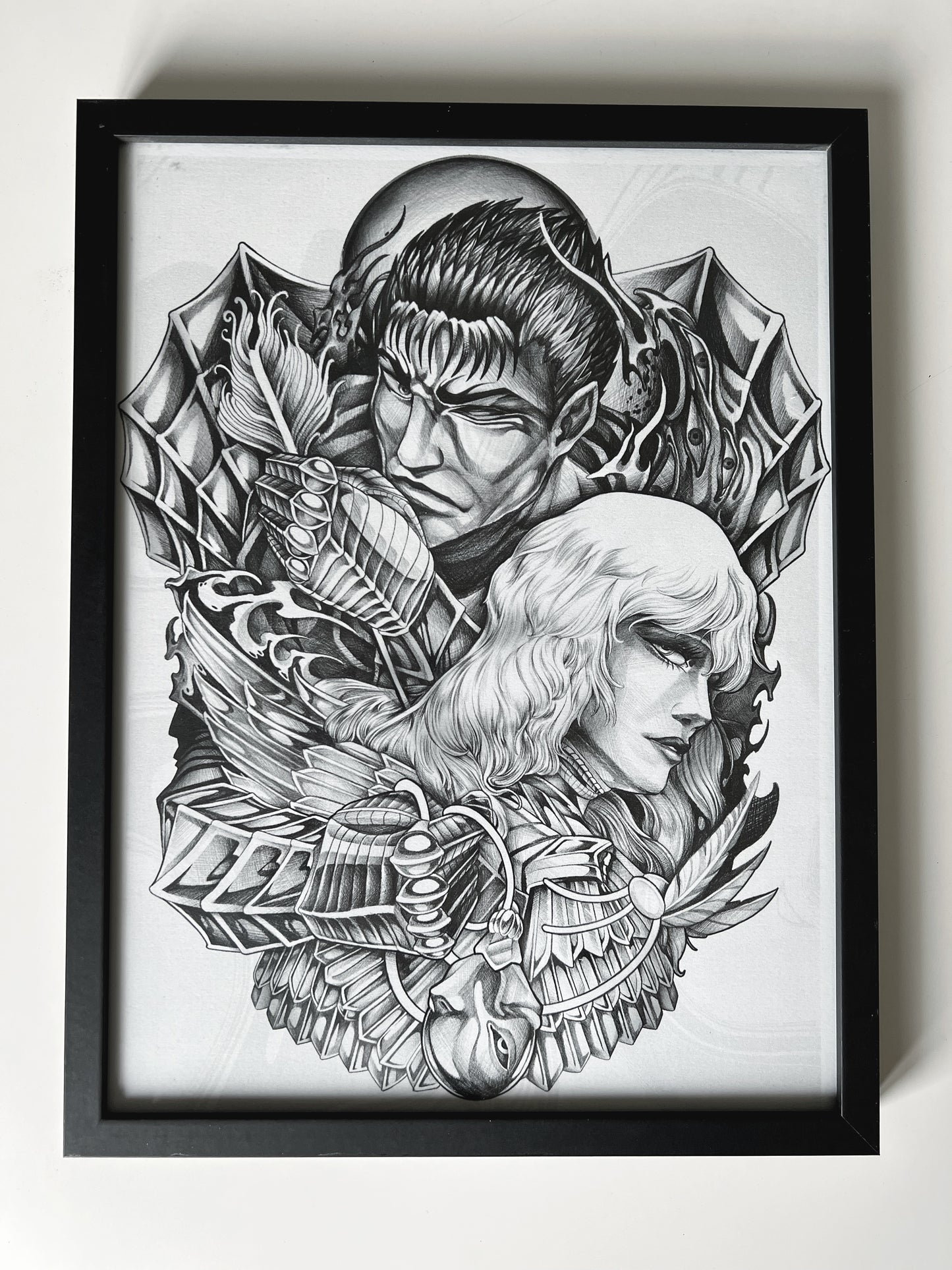 Lámina BERSERK GUTS X GRIFFITH x Jay